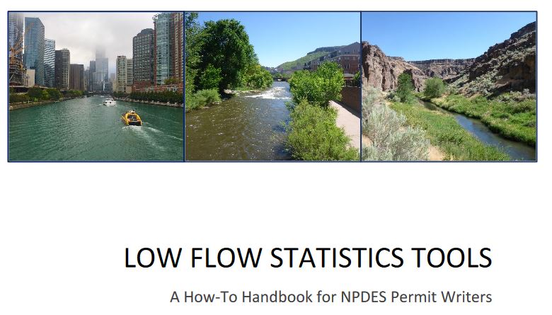 Low Flow Statistics Tools: A How-To Handbook for Permit Writers ...